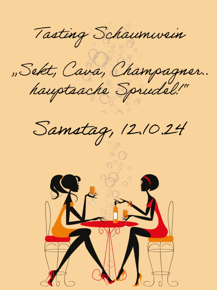 TEILNAHME: Schaumweintasting - Samstag, 12.10.24